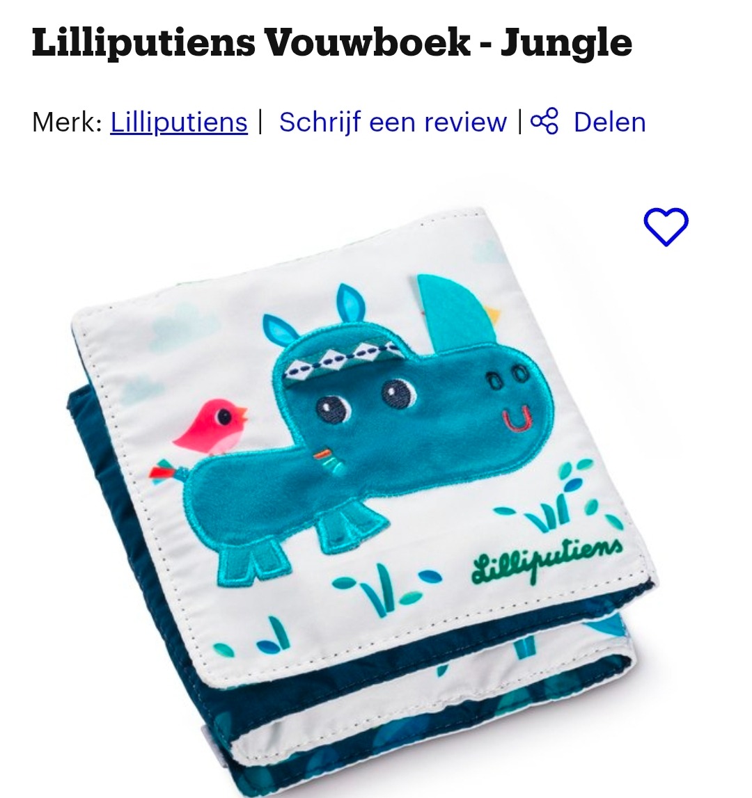 Lilliputiens Vouwboek - Jungle