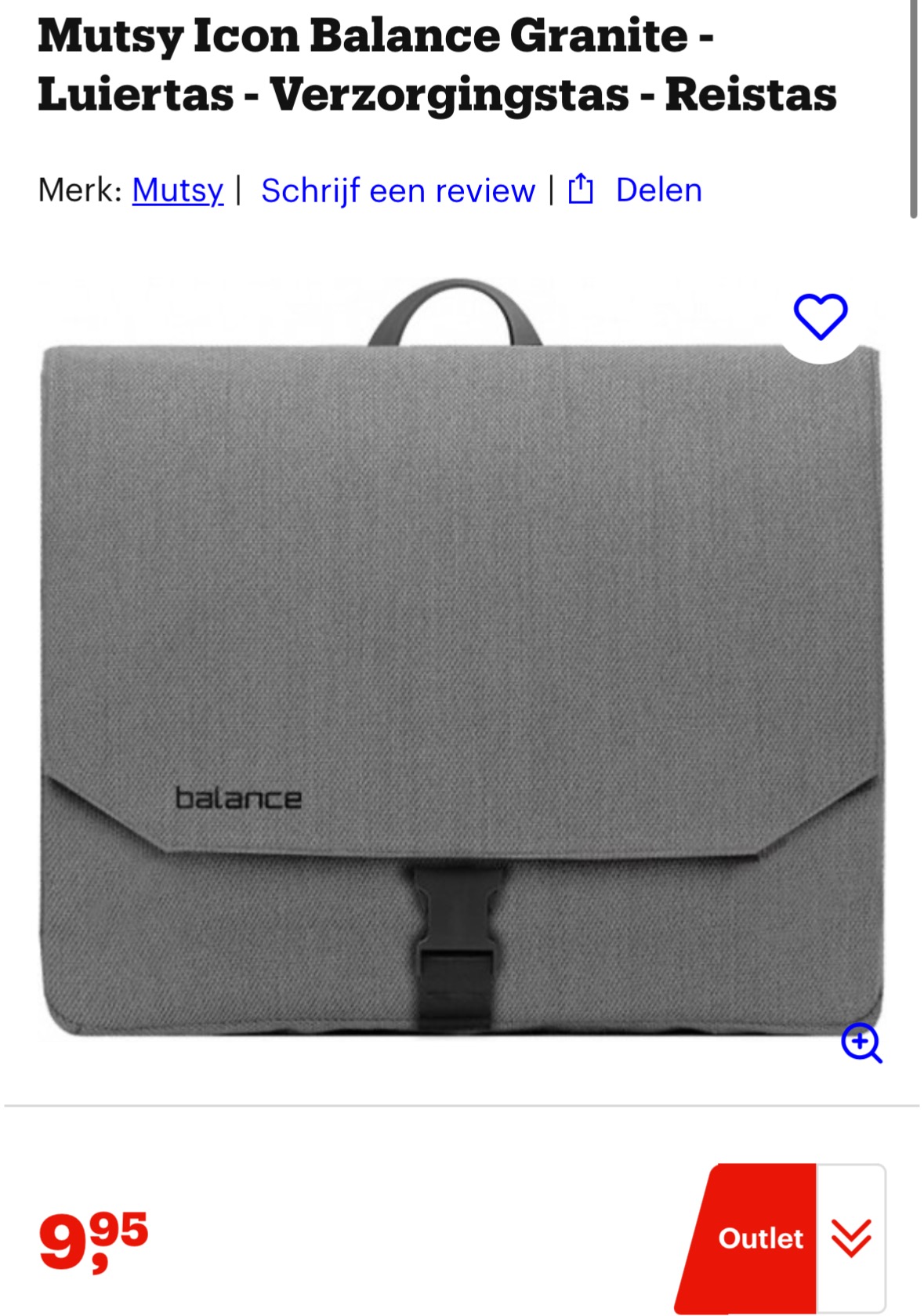 Image of verzorgingstas