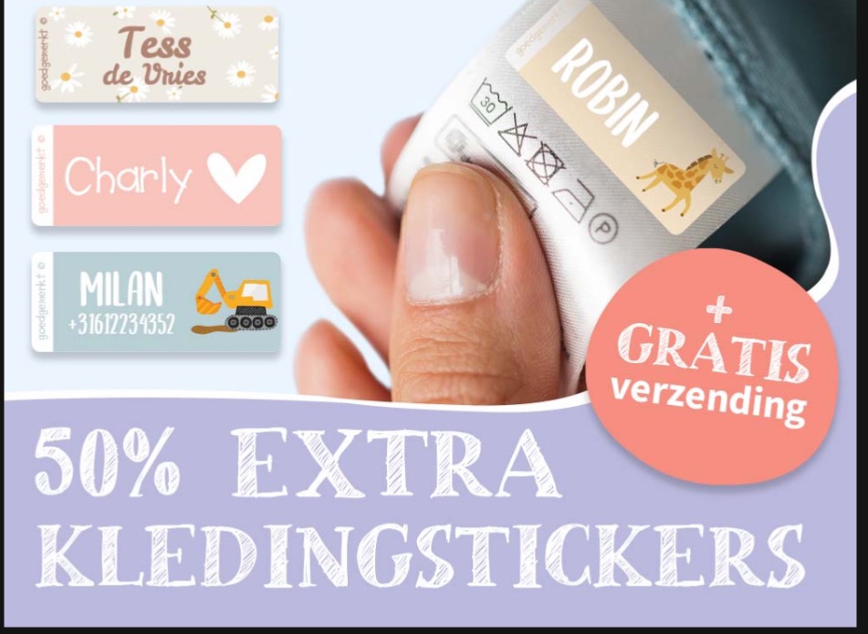 Kortingscode goedgemerkt