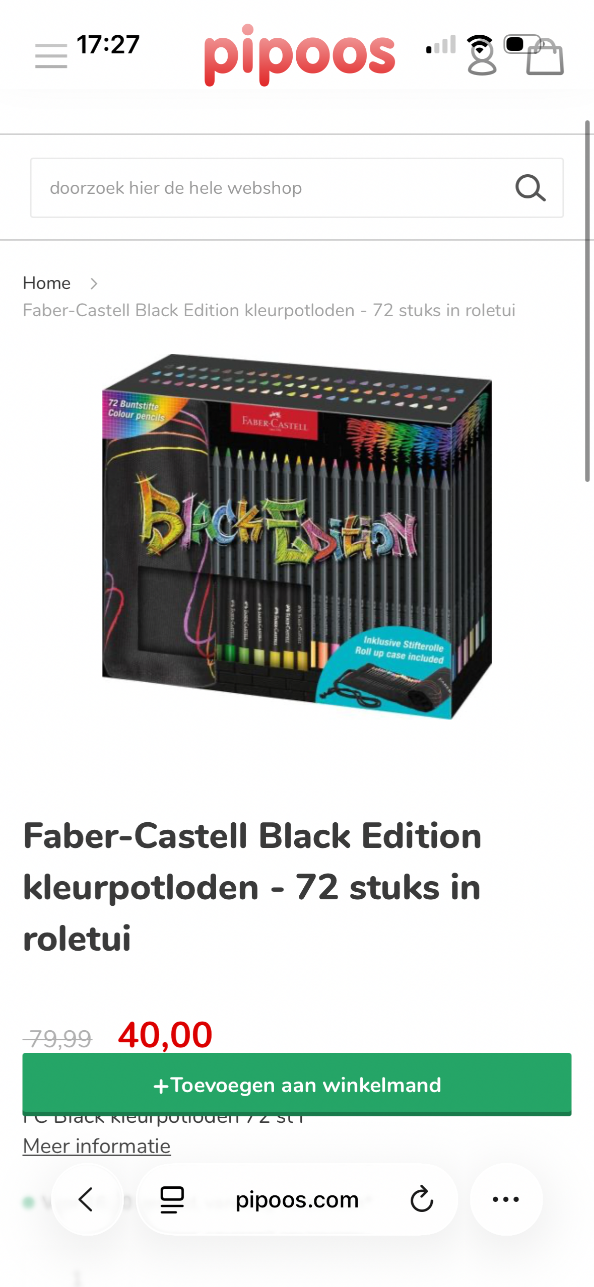 Kleurpotloden van Pipoos