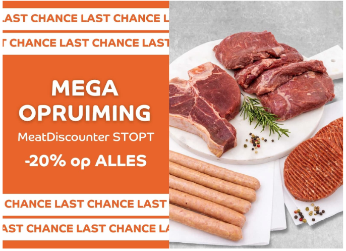 -20% op alles bij Meat Discounter 🥩