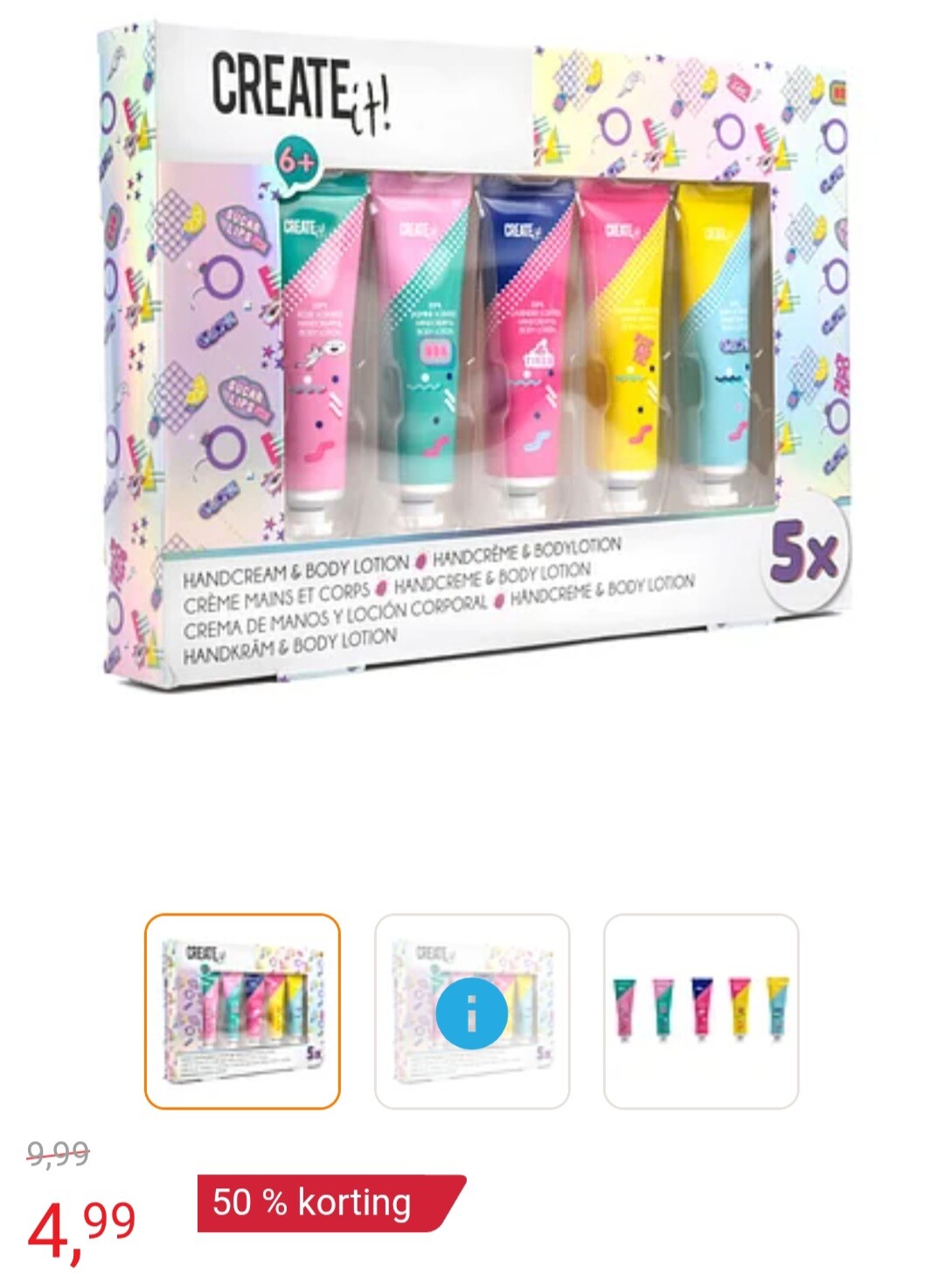 Poptastic Handcreme & Bodylotion 5-Pack -50%