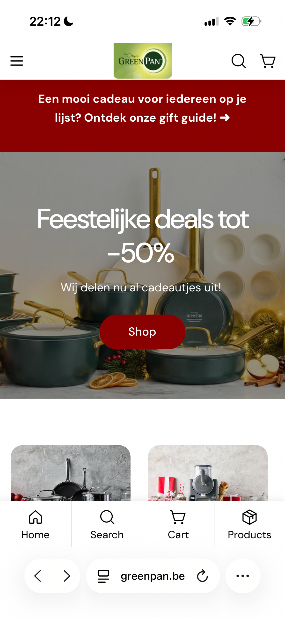 Feestelijke deals bij Greenpan