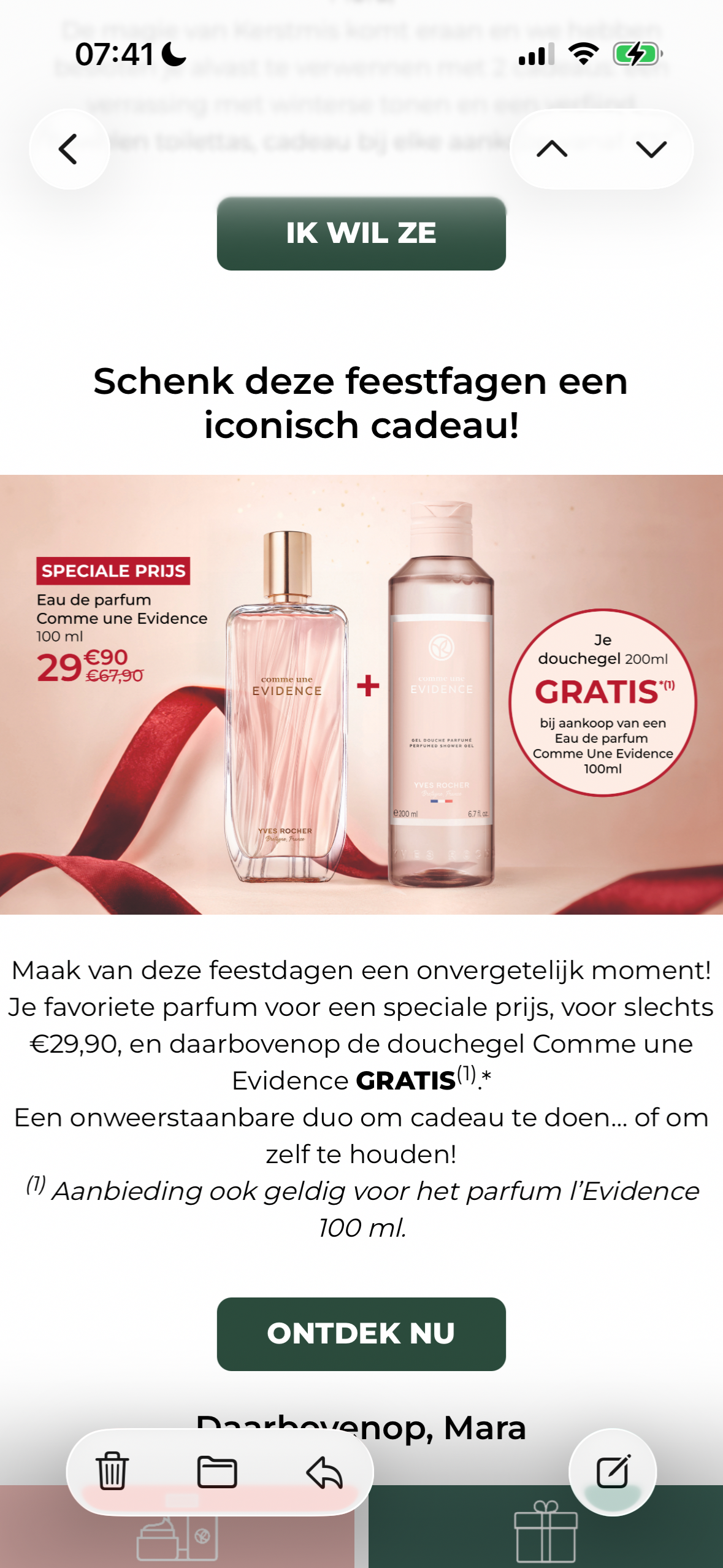 Favoriete parfum aan speciale prijs