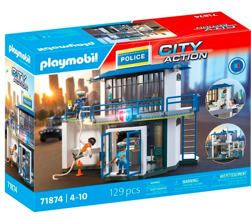 PLAYMOBIL City Action 71874 Politiebureau met opsporingsruimte