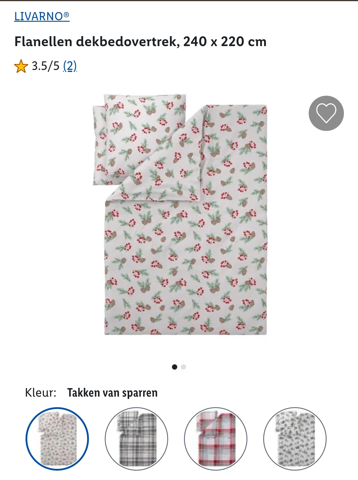 Flanellen dekbedovertrekken vanaf 12,49€