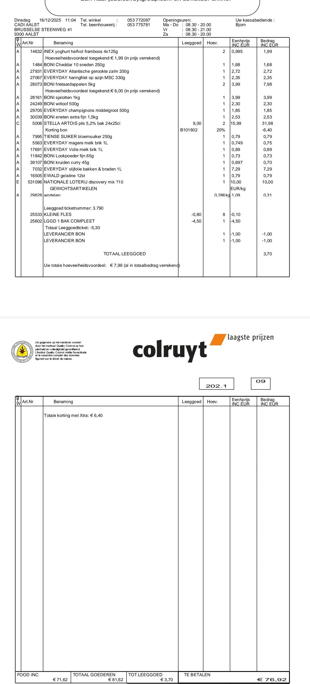 Colruyt koopje met wowi deals