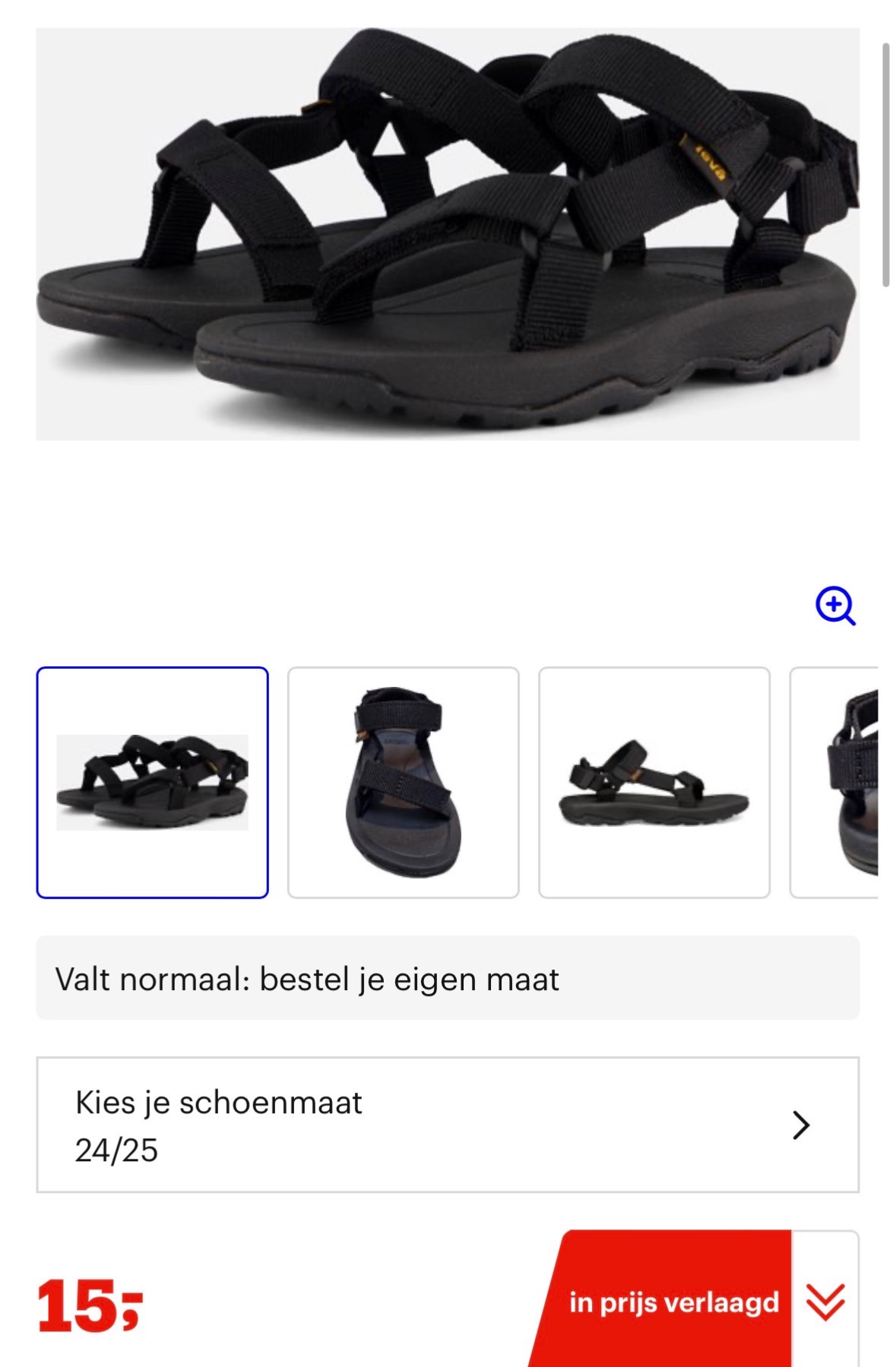 Teva sandalen