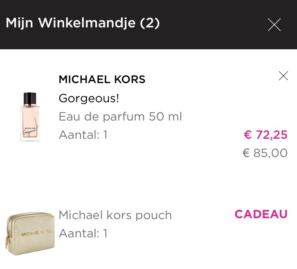 Michael Kors aankoop