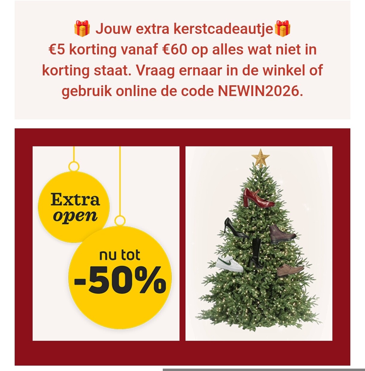 Extra kerstcadeautje bij Torfs
