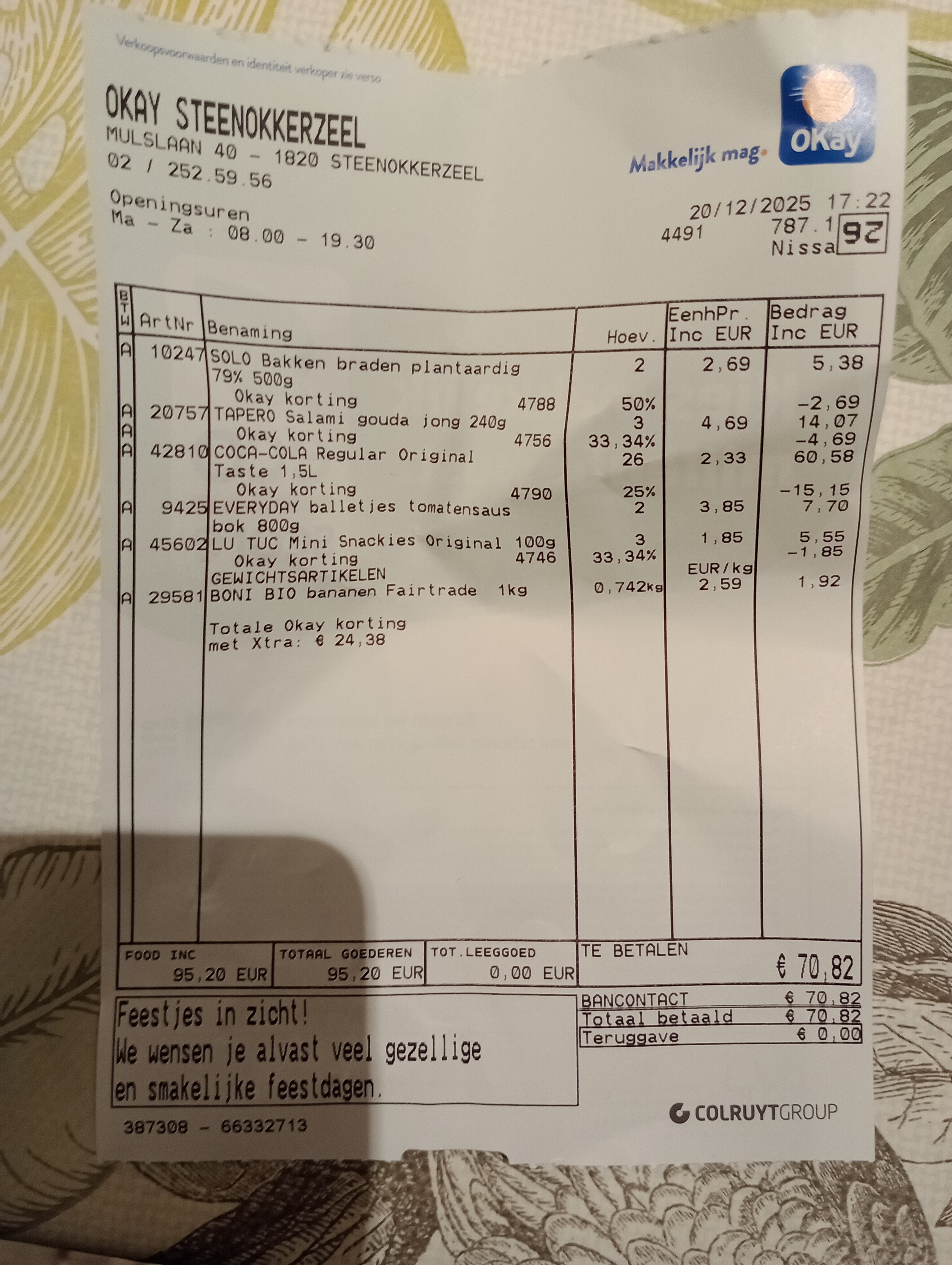 Solo bakken/braden 1+1, -33,34% op Tuc en kaas-/salamiblokjes en Coca-Cola -25% ✨
