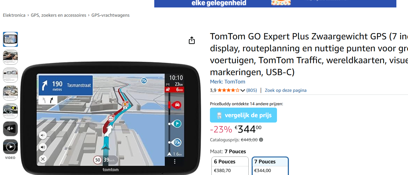 Geliefd GPS met korting - TomTom GO Expert Plus