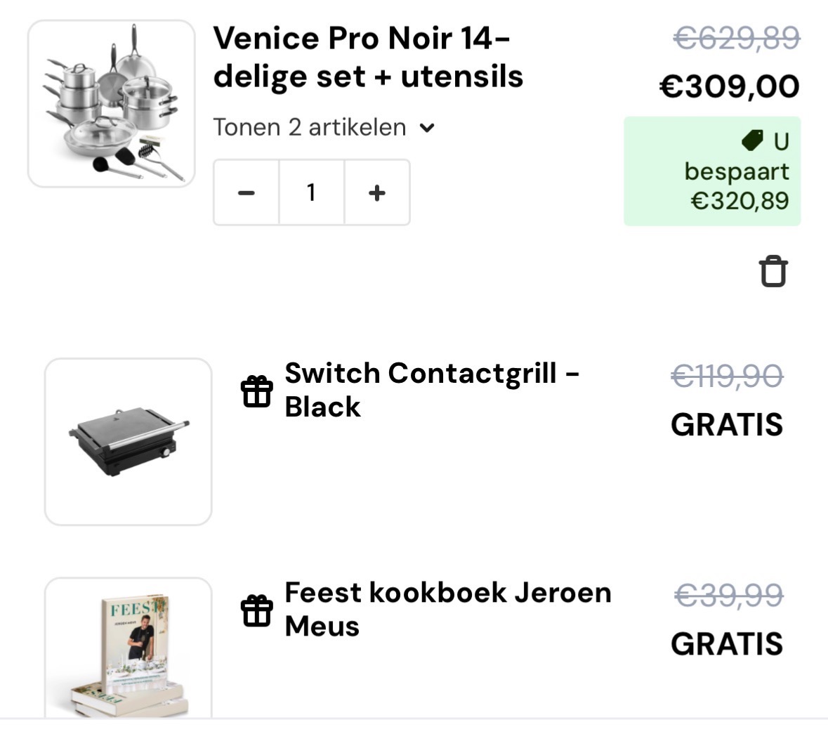 Greenpan koopje