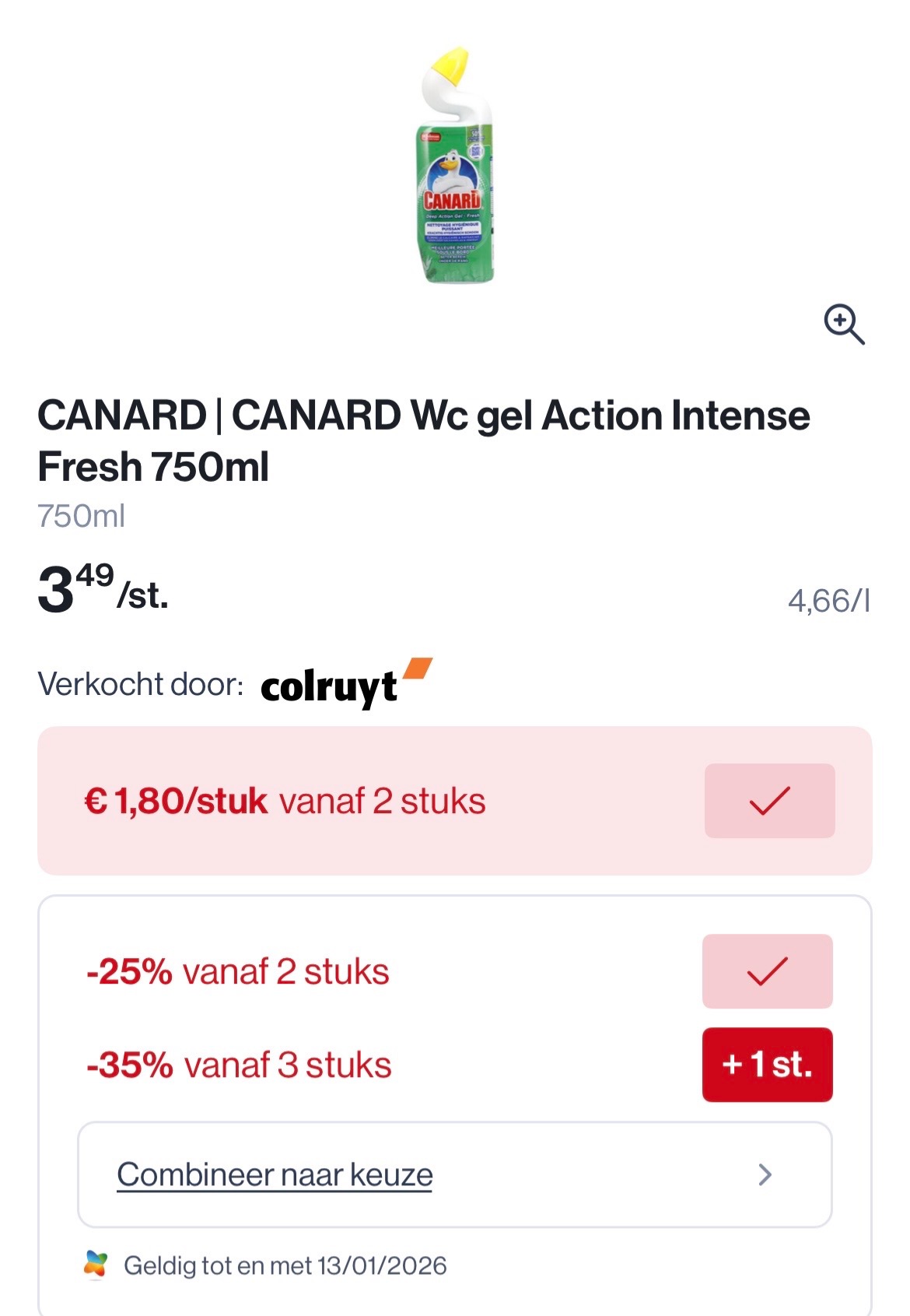 Canard wc gel in mooie promo