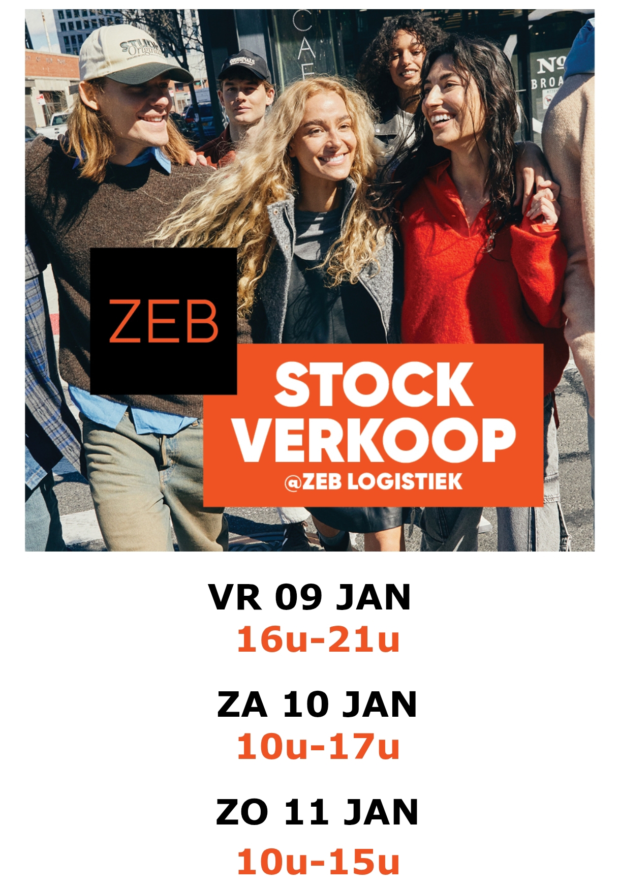 Stockverkoop ZEB in januari 🤩🛍️