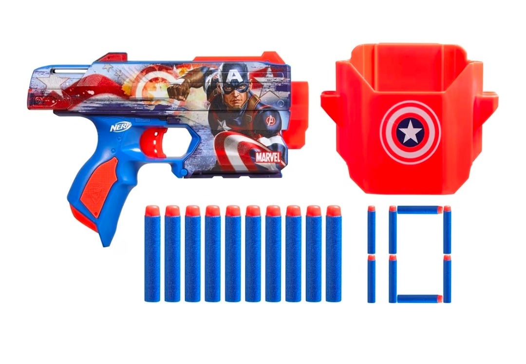 Nerf Marvel Captain America Dart-Blaster