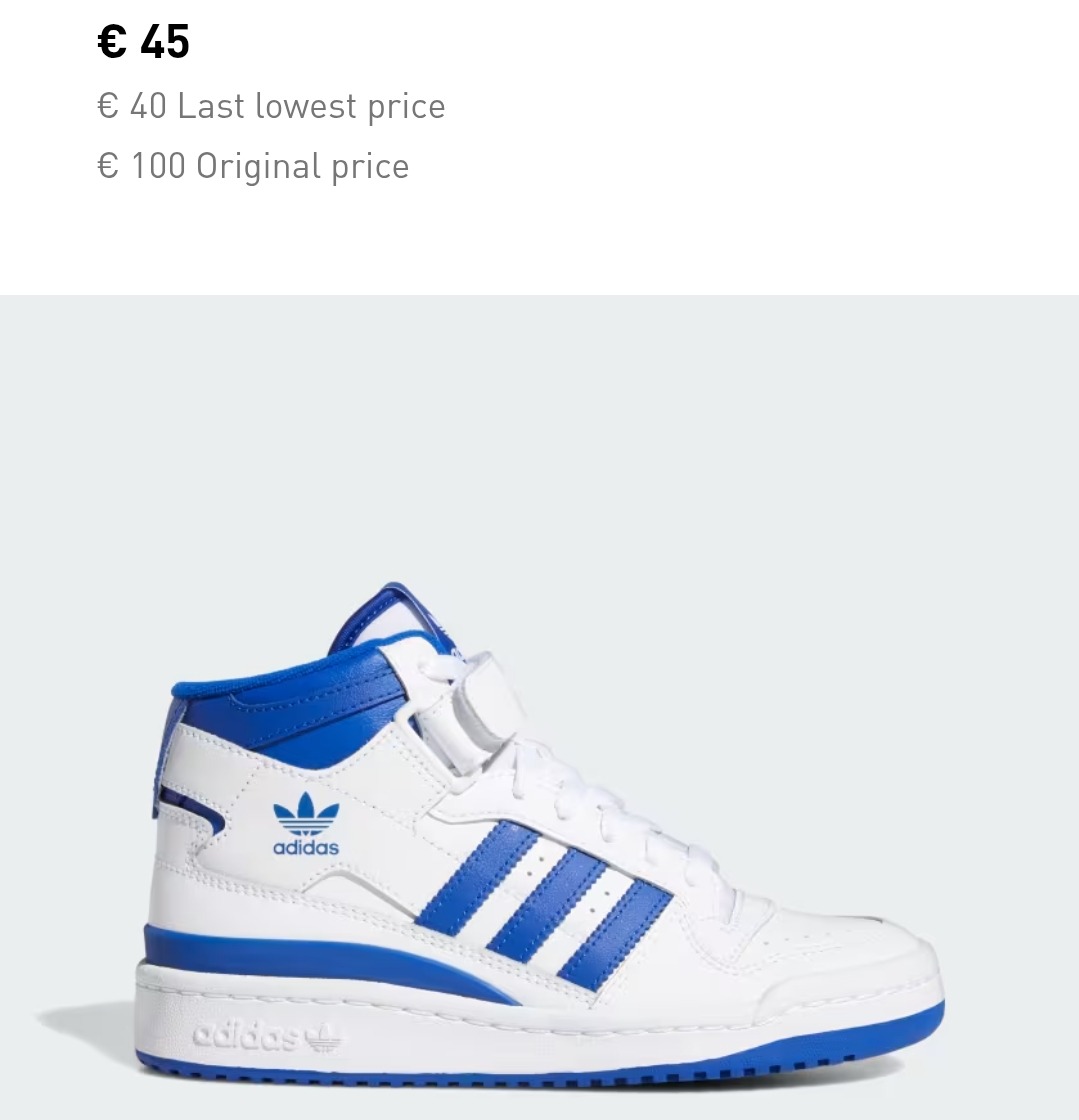 Adidas sneakers aan 45€