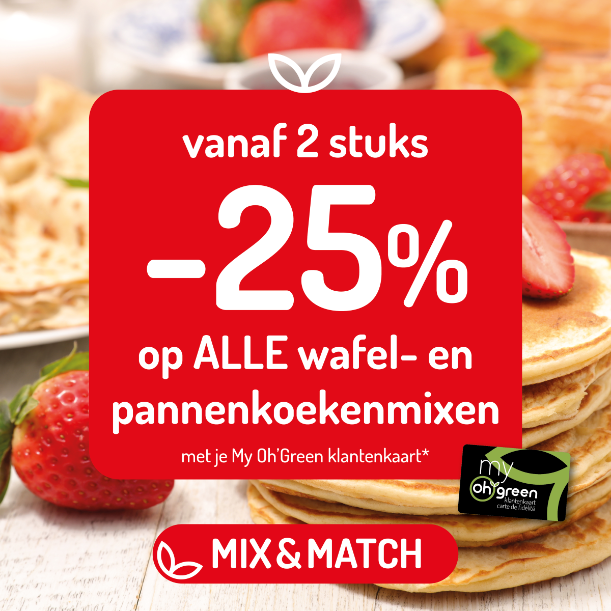 ALLE wafel- en pannenkoekenmixen