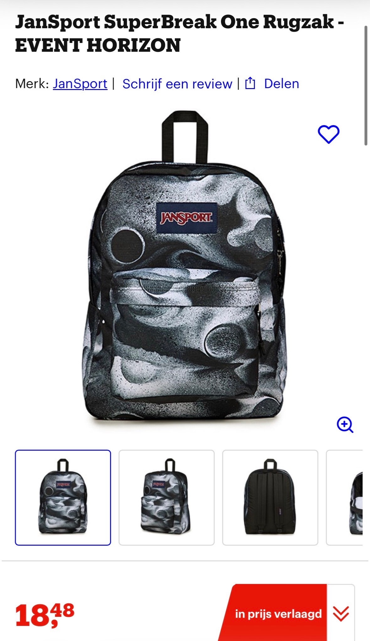JanSport SuperBreak One Rugzakken