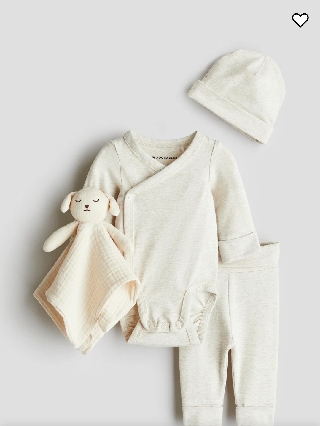 H&M Adorables 4-delige katoenen cadeauset -57%