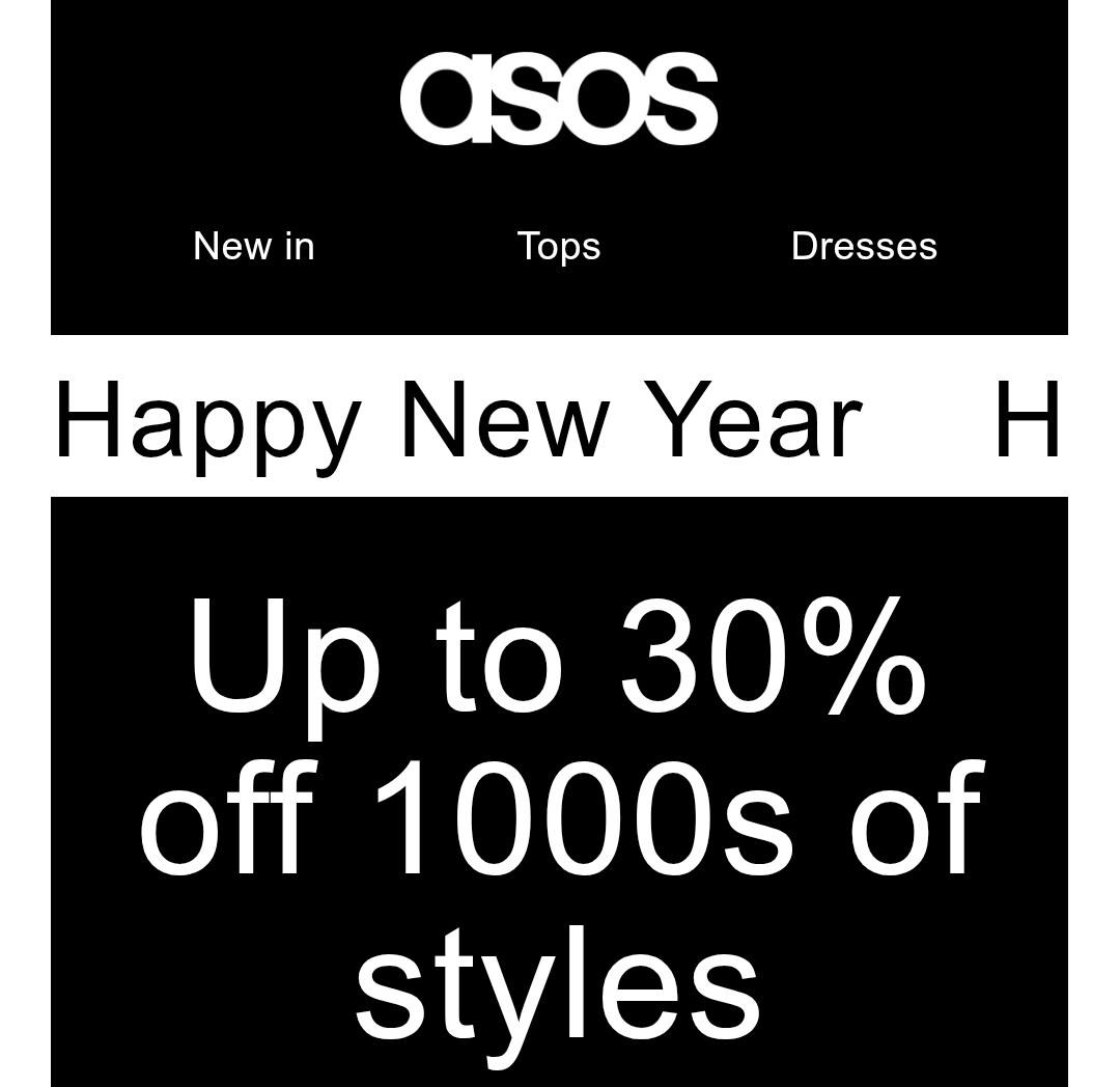 30% korting bovenop sale bij Asos