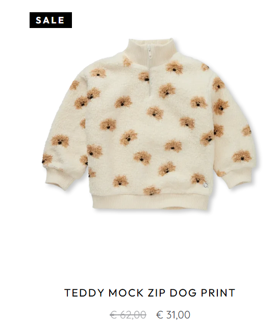 Sproet & Sprout jasje voor kids aan de helft van de prijs