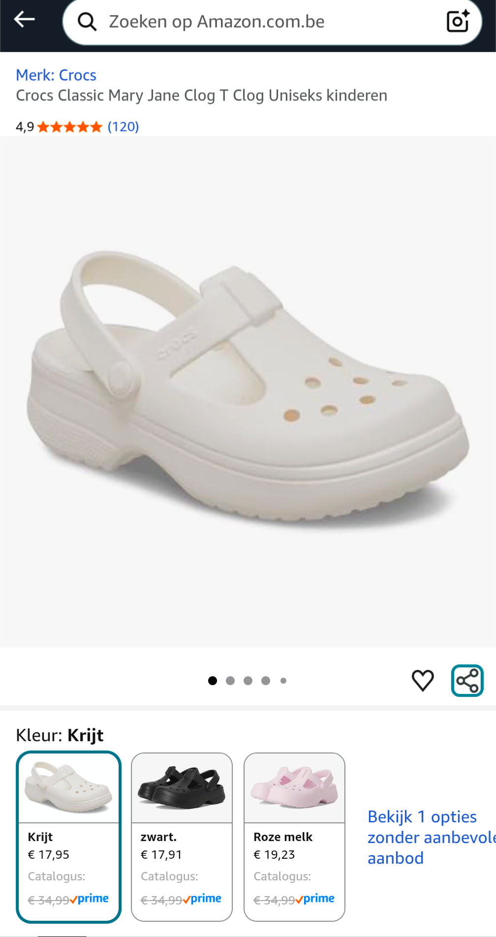 Crocs classic Mary Jane clog