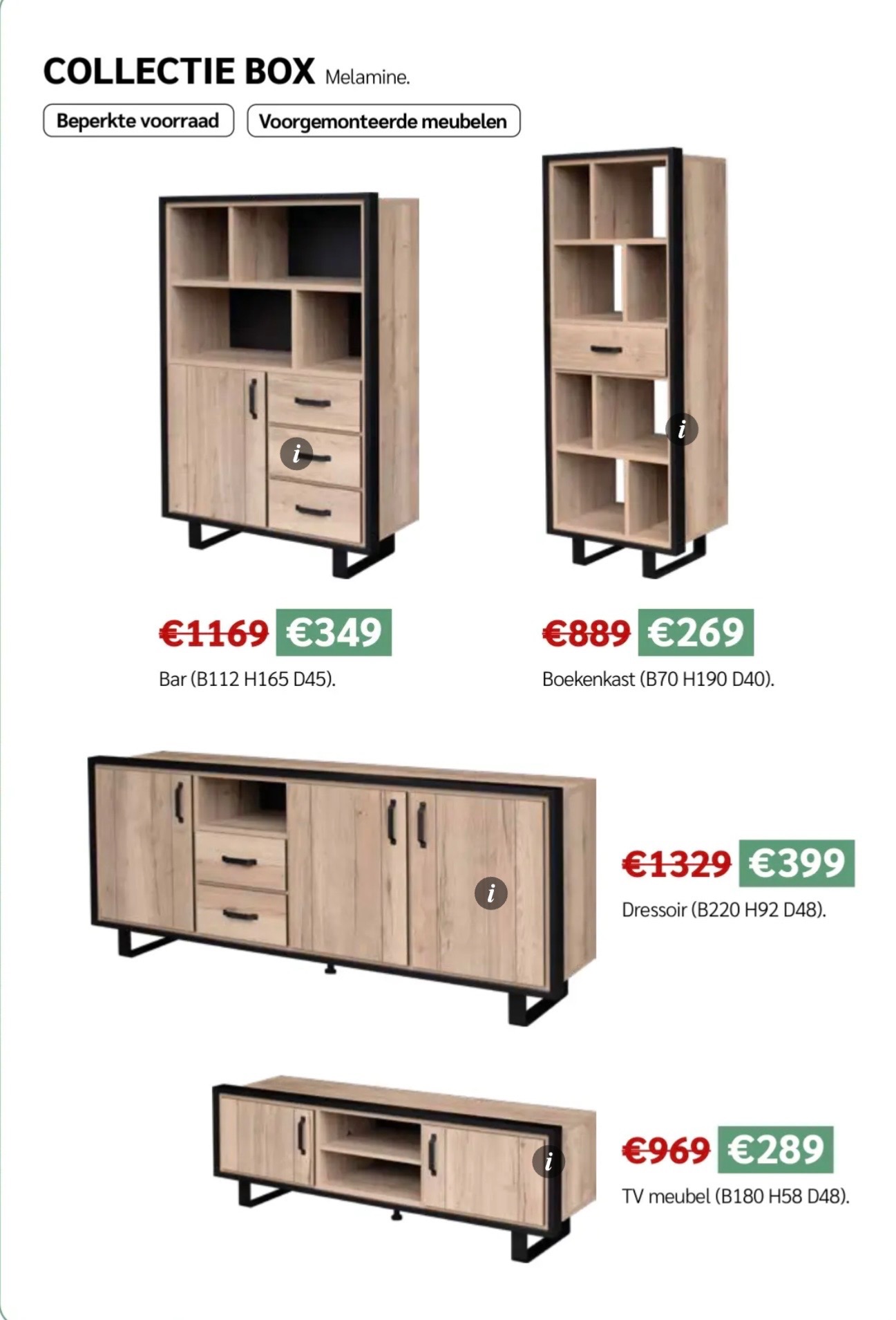 Crack meubelen tot -70%