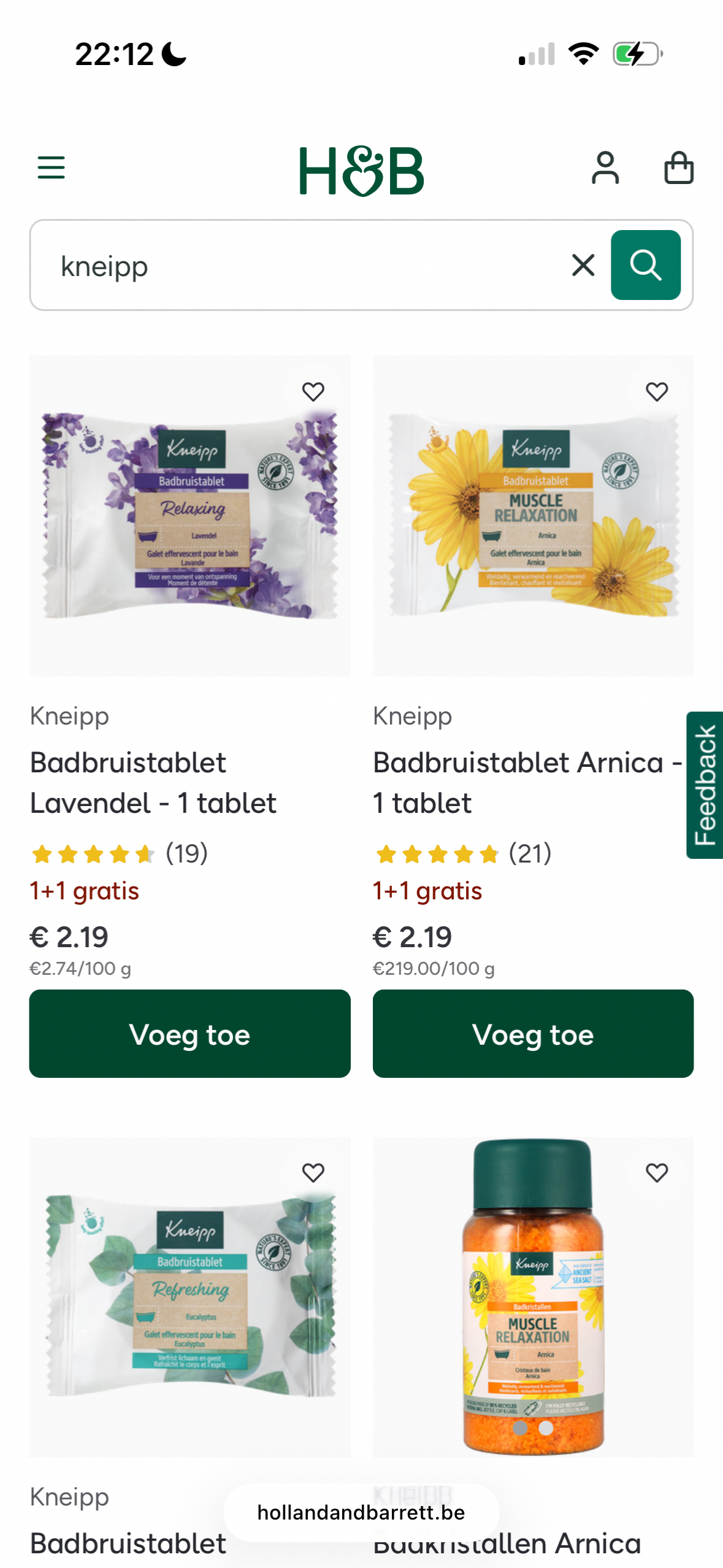 Kneipp Holland &Barrett