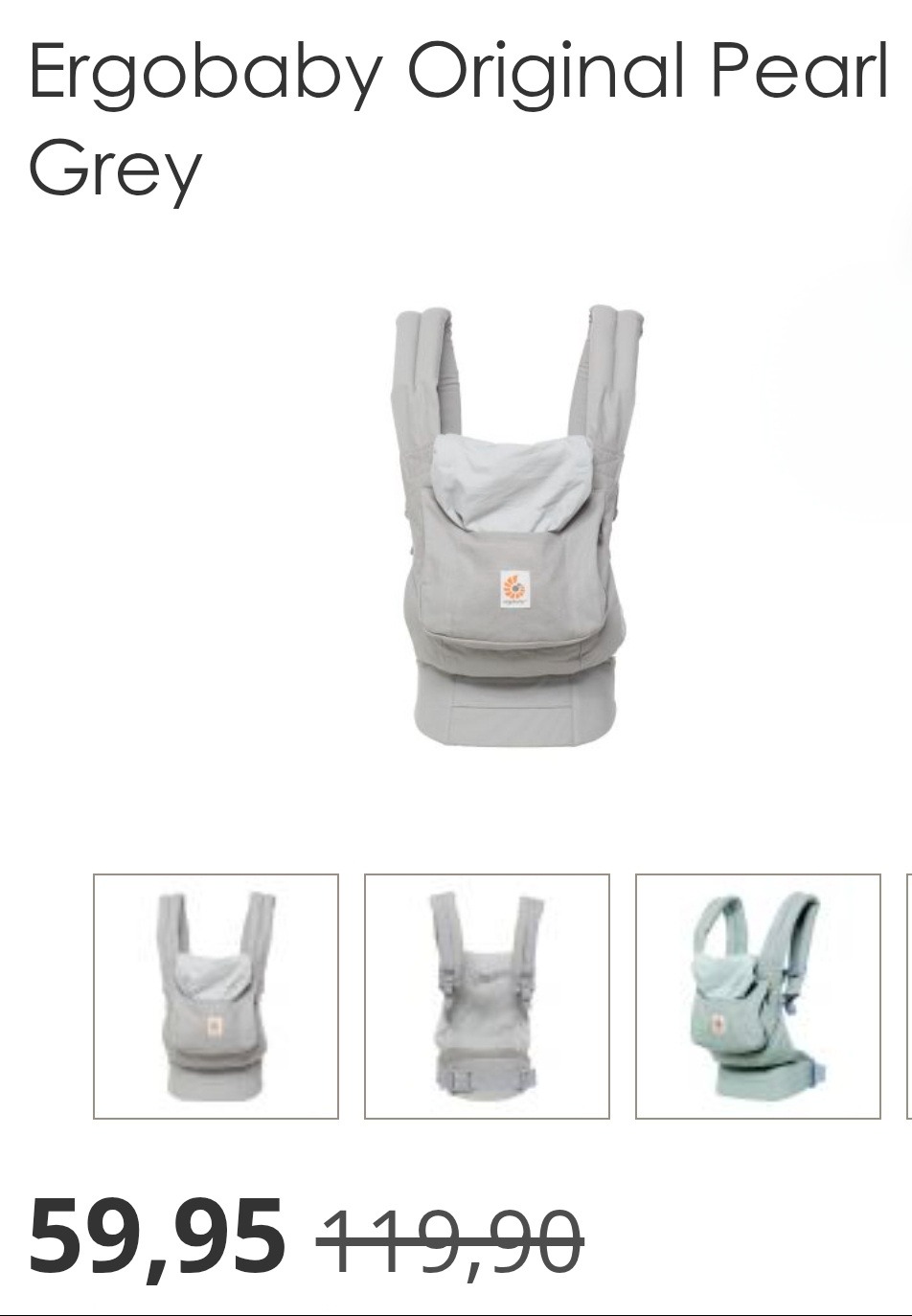 Ergobaby Phoenix draagzak -50%