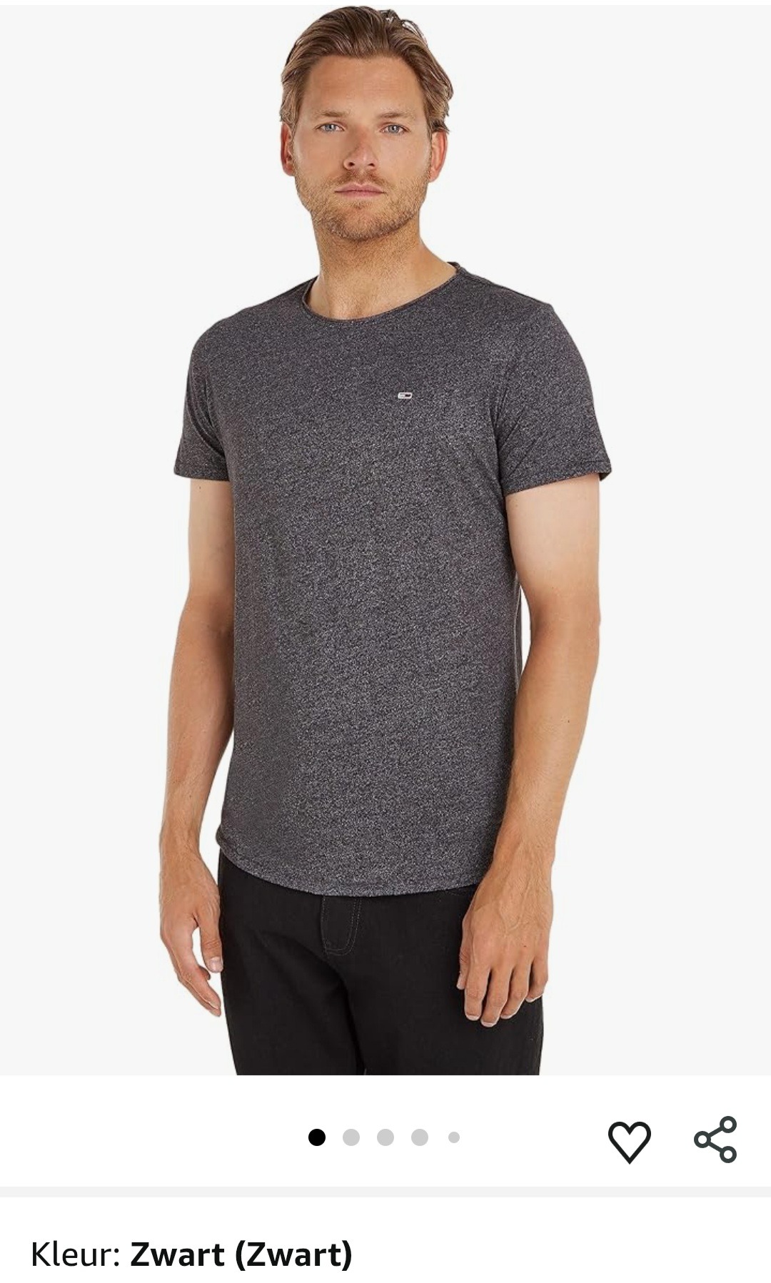 Tommy Jeans zwart t-shirt -66%