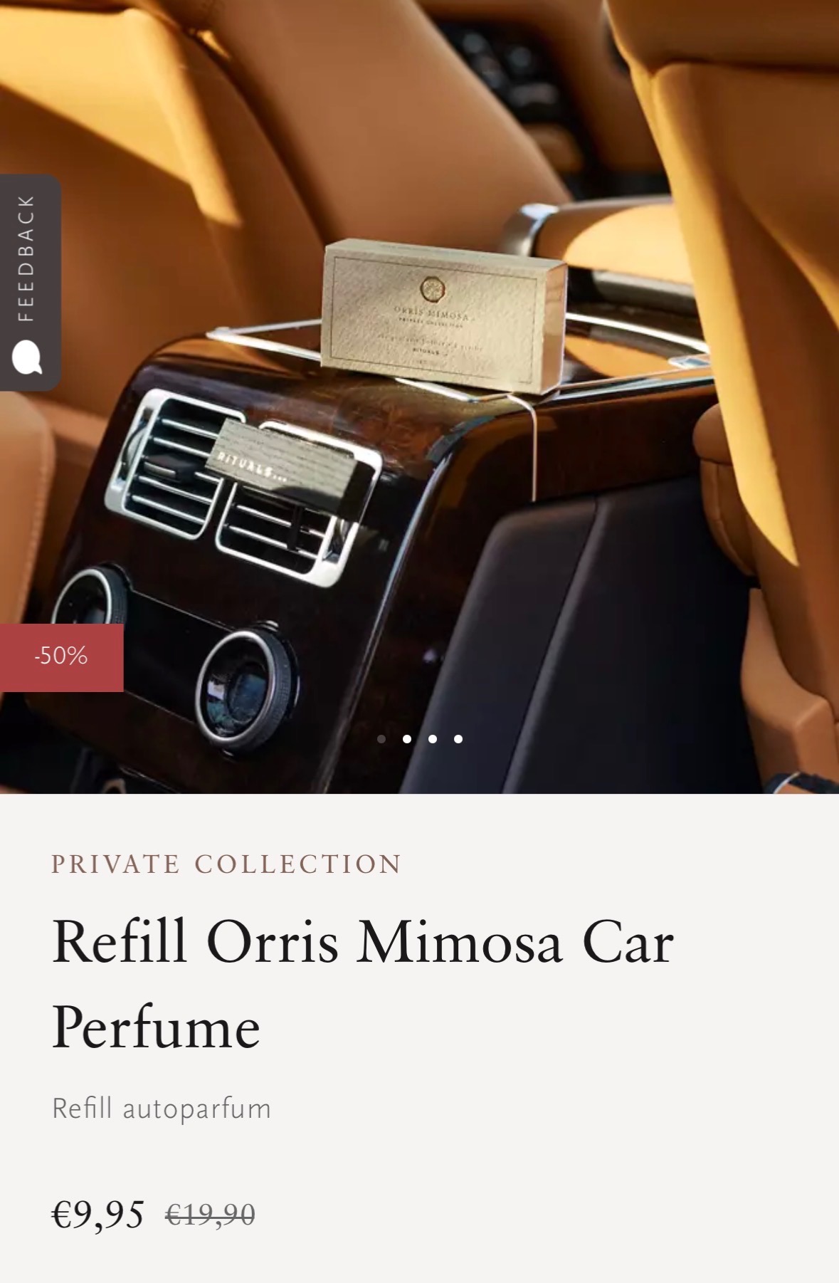 Rituals car perfume -50%