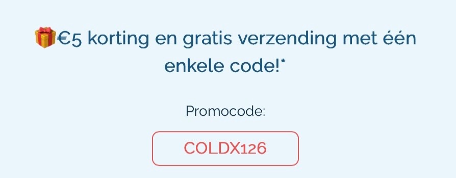 Pazzox -5€ + gratis verzending