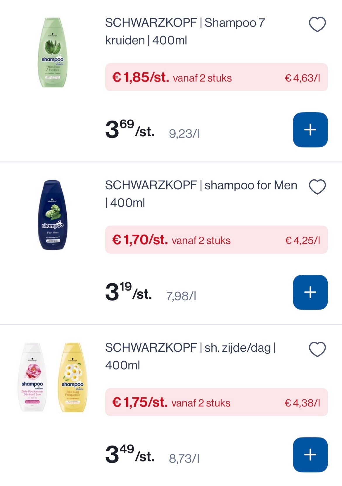 Schwarzkopf shampoo in promo