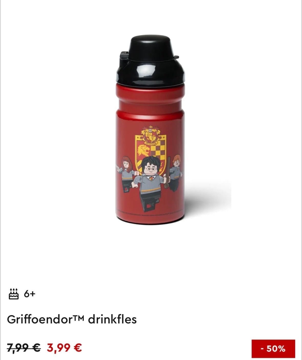 Harry Potter drinkflessen en lunchbox
