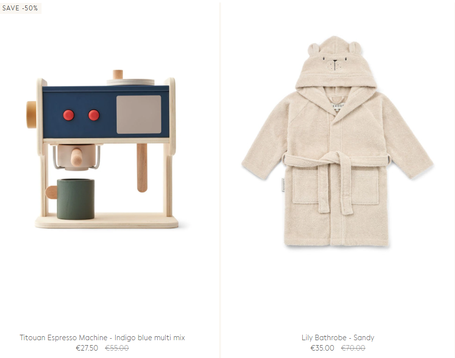 -50% in de sale bij Liewood