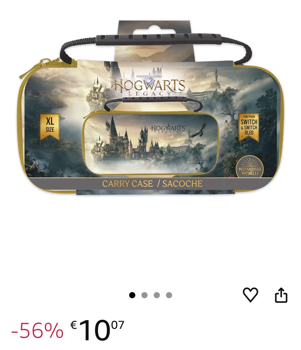 Tas voor switch en switch oled