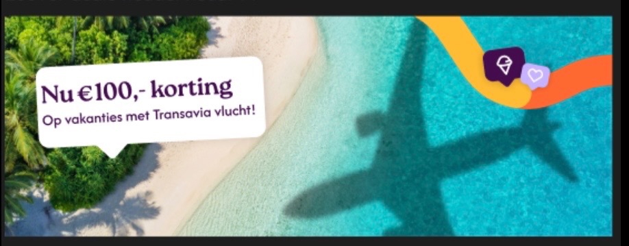 Zoover -€100 op Transaviavlucht