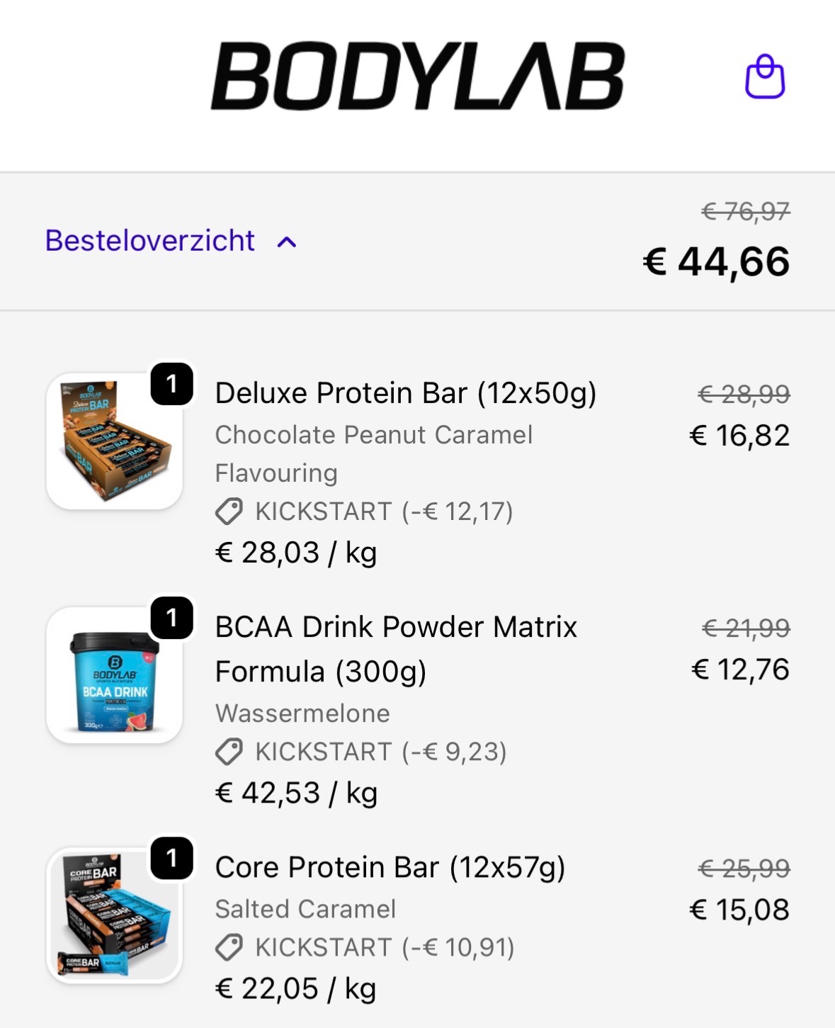 Kortingscode Bodylab