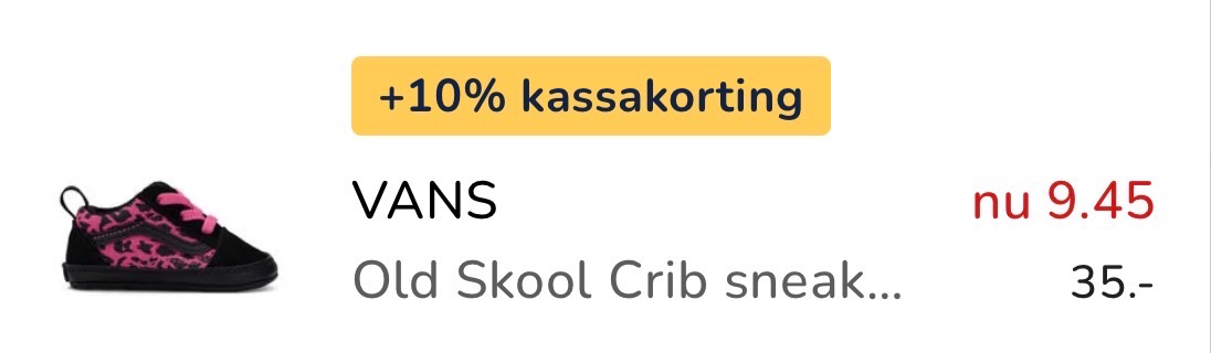 Vans voor de allerkleinste