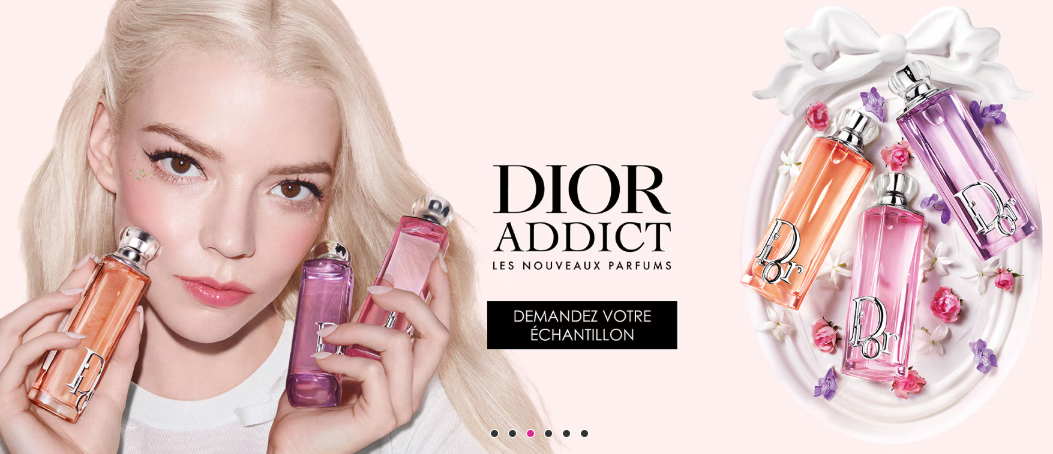 Dior Addict Rosy Glow, échantillon gratuit chez Ici Paris XL 🌸