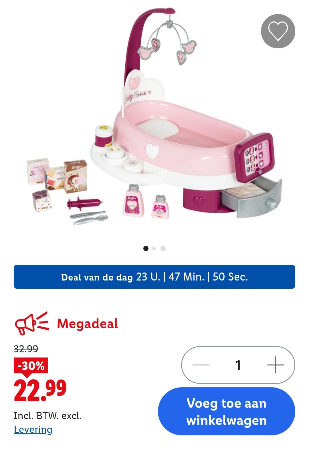 Verzorgingstafel Baby Nurse -30%
