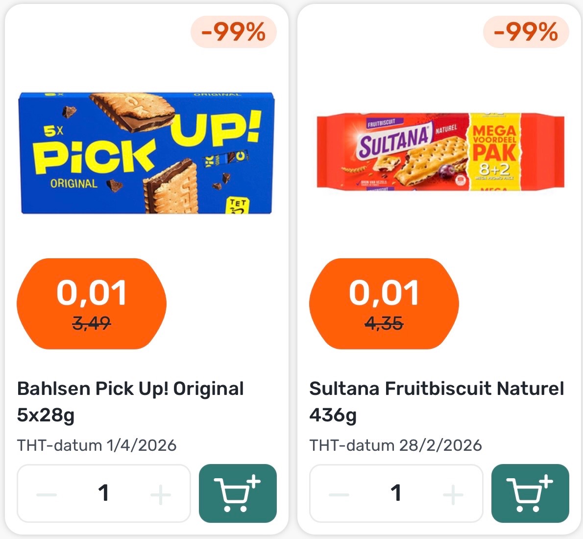 Foodello: Sultana, pick-up -99%