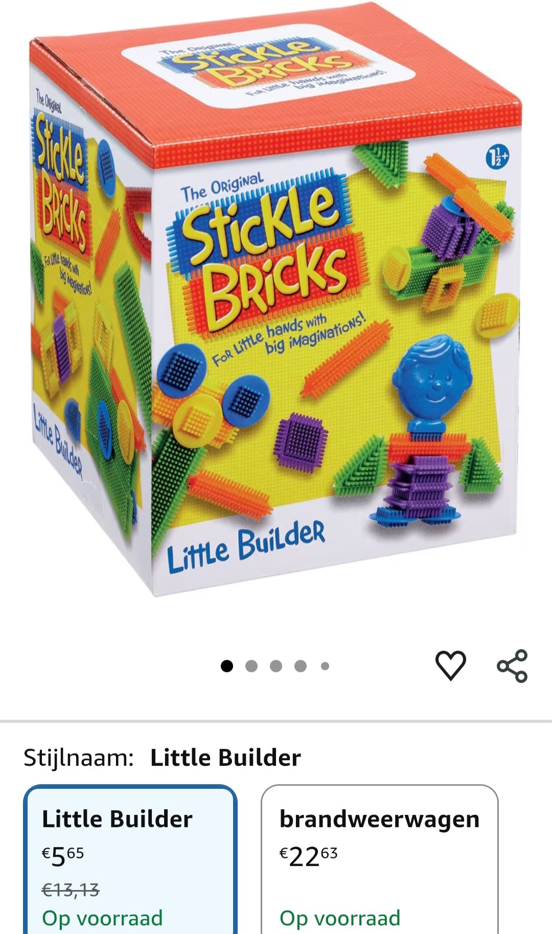 Stickle bricks little builder -57%