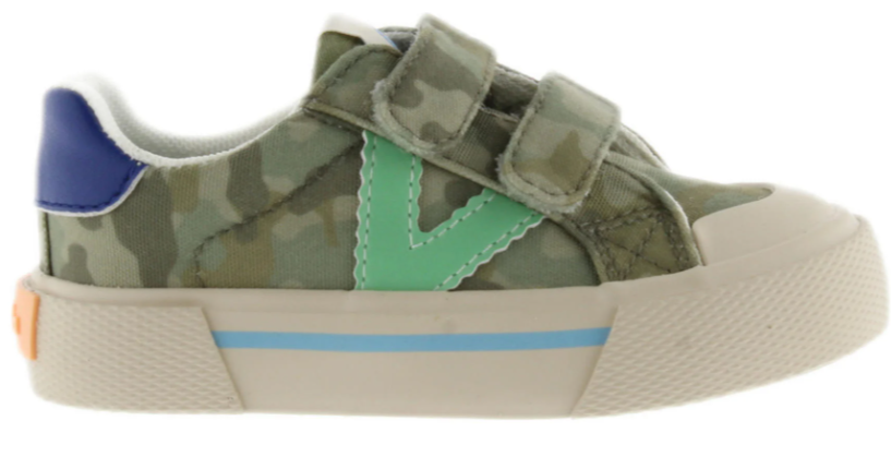 Victoria Tribu Tiras Lona Prints sneakers kaki
