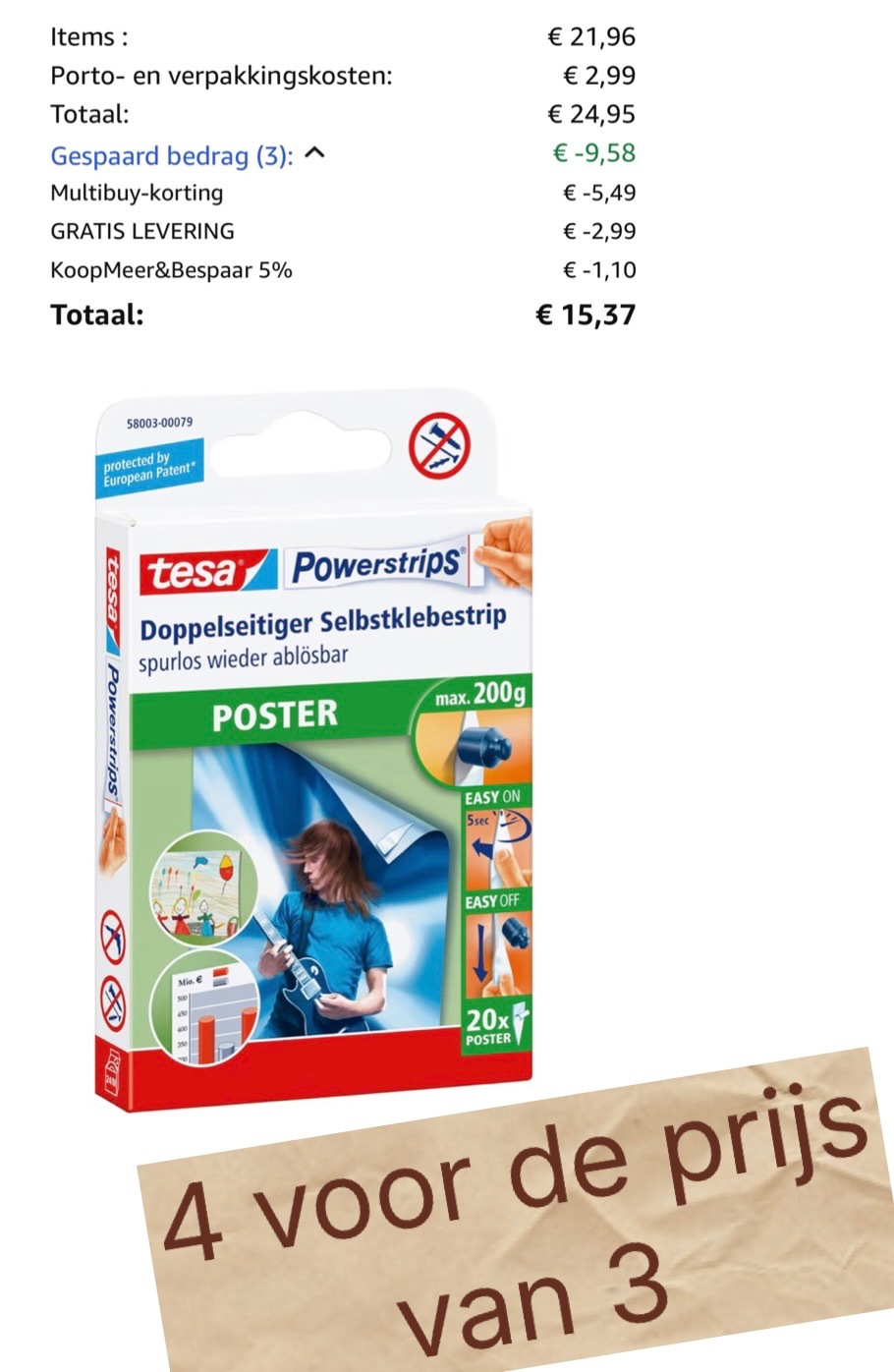 tesa powerstrips poster