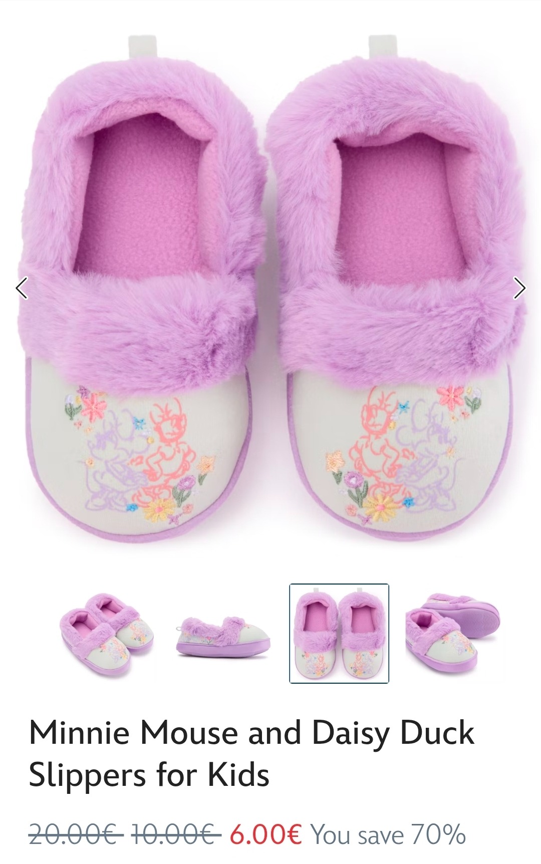 Minnie Mouse & Daisy Duck Slippers voor kinderen