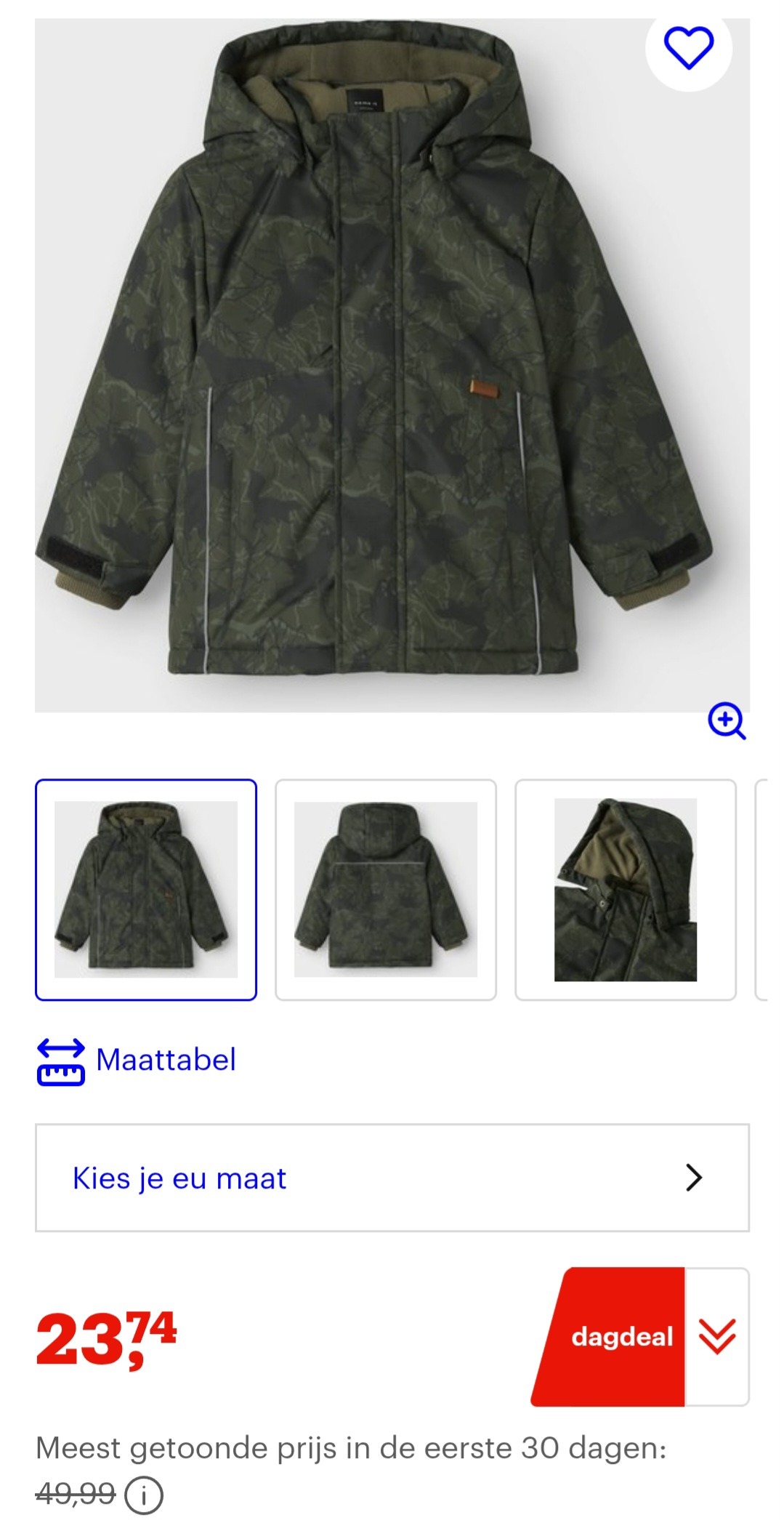 Name it jas maat 92 t.e.m. 122 -53%