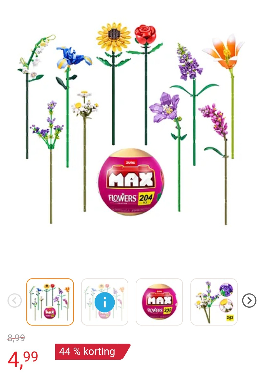 ZURU Max Premium Flowers in verrassingsbal -44%