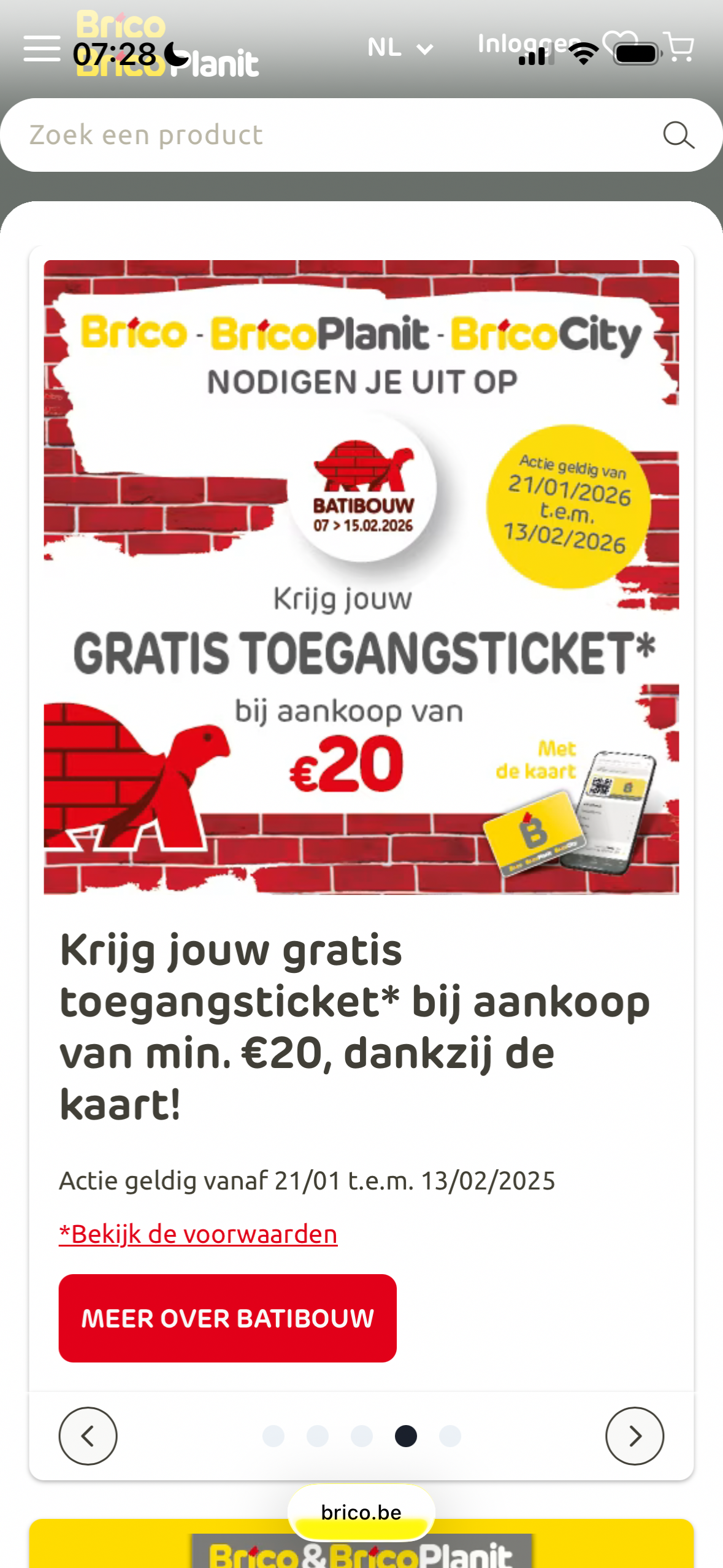 Ticket Batibouw gratis